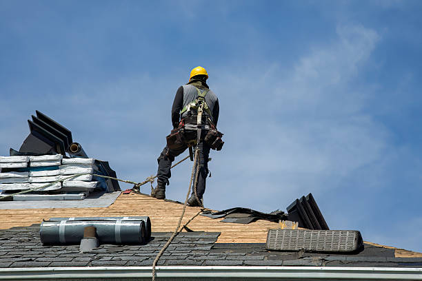 Professional Gutter Installation technician working in Osceola Mills, PA